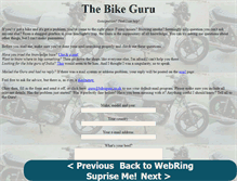 Tablet Screenshot of bikeguru.co.uk